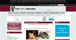 Desktop Screenshot of chat-et-cie.fr